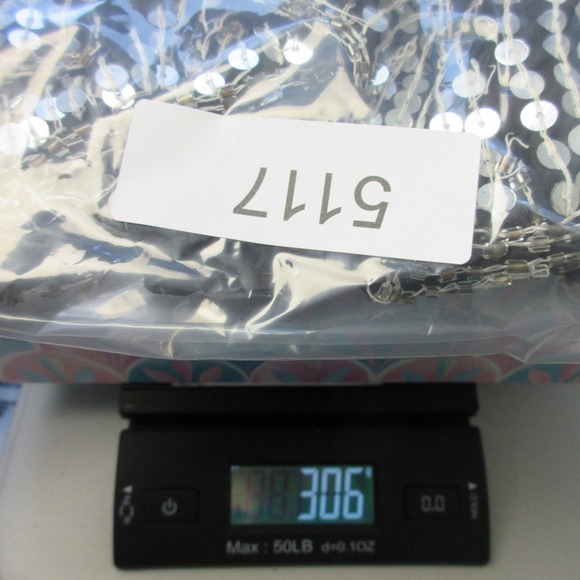 Cream Soda Sequin Top Fairycore Y2K Vtg Black 100% Silk Butterfly Silver 306 - Picture 14 of 14